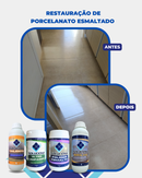 POLIDOR ESMALTE SOLUCIONA 1KG (Ultilizado com politriz, remove manchas em superfícies esmaltadas. Brilho intenso e definitivo!) - Soluciona Restauração de Pisos
