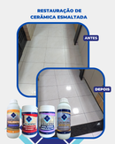 POLIDOR ESMALTE SOLUCIONA 1KG (Ultilizado com politriz, remove manchas em superfícies esmaltadas. Brilho intenso e definitivo!) - Soluciona Restauração de Pisos