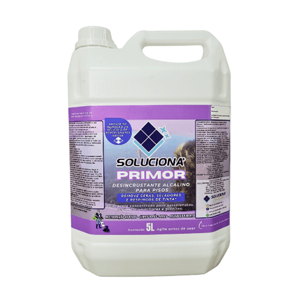 DESINCRUSTANTE ALCALINO PRIMOR 5L - Soluciona Restauração de Pisos