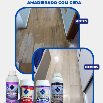 DESINCRUSTANTE ALCALINO PRIMOR 5L (Detergente alcalino para desencardimento de pisos sensíveis/ Removedor de ceras e resinas base d'água) - Soluciona Restauração de Pisos