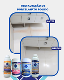 POLIDOR PREMIUM 750G (Removedor de manchas com alta performance para porcelanatos e pedras polidas) - Soluciona Restauração de Pisos