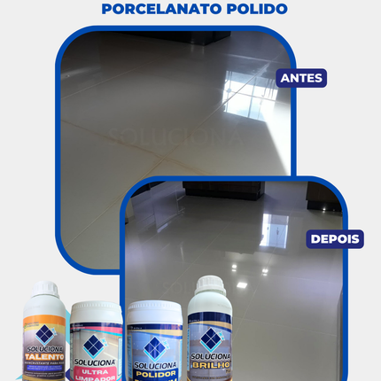 DESINCRUSTANTE TALENTO 5L (Detergente para desencardimento de pisos e pós-obra. Remove resíduos de cimento) - Soluciona Restauração de Pisos