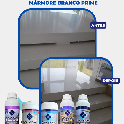 VITRIFICANTE SOLUCIONA BRILHO PLUS+ 5L (Vitrificante e Cristalizante para aumento do brilho e resistência dos revestimentos) - Soluciona Restauração de Pisos