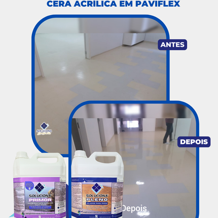 DESINCRUSTANTE ALCALINO PRIMOR 5L (Detergente alcalino para desencardimento de pisos sensíveis/ Removedor de ceras e resinas base d'água) - Soluciona Restauração de Pisos