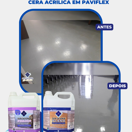 DESINCRUSTANTE ALCALINO PRIMOR 5L (Detergente alcalino para desencardimento de pisos sensíveis/ Removedor de ceras e resinas base d'água) - Soluciona Restauração de Pisos