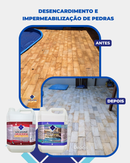 SOLUCIONA HIDROFF 5L (Impermeabilizante sem cheiro e sem cor, proteção invisível para superfícies polidas e rústicas) - Soluciona Restauração de Pisos
