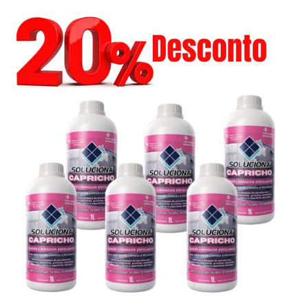 CAPRICHO 1L (Limpador polidor cremoso) - Soluciona Restauração de Pisos