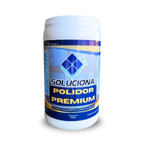 POLIDOR PREMIUM 750G (Removedor de manchas com alta performance para porcelanatos e pedras polidas) - Soluciona Restauração de Pisos