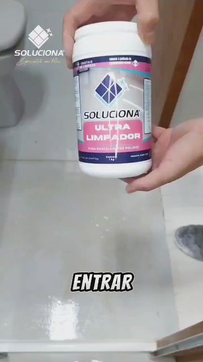 ULTRA LIMPADOR SOLUCIONA POLIDO 1KG (Limpador em pó para superfícies polidas)