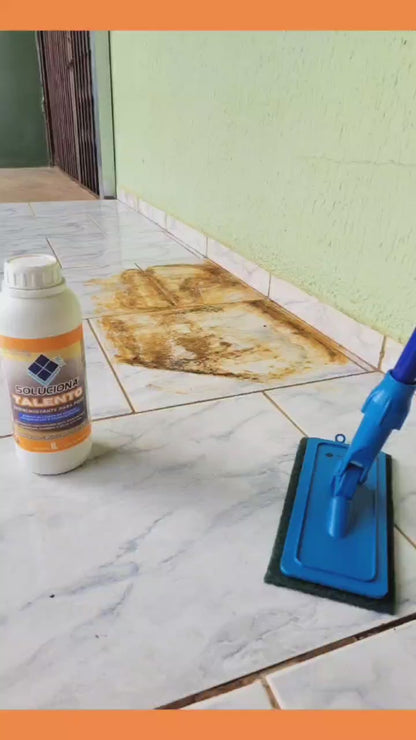 DESINCRUSTANTE TALENTO 1L (Detergente para desencardimento de pisos e pós-obra. Remove resíduos de cimento)